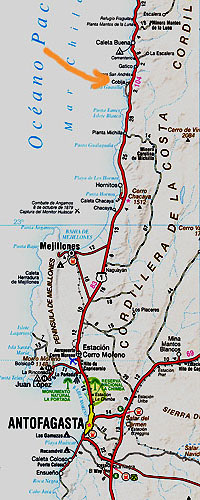 location map for Cobija